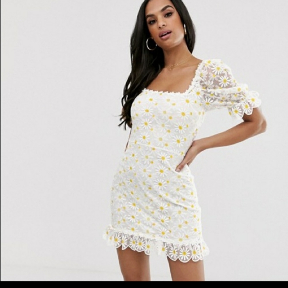 VINTAGE DAISY MINI DRESS - Picture 3 of 16